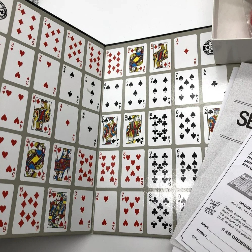 SEQUENCE- Original Game with Folding Board, Cards and Chips‎ by Jax